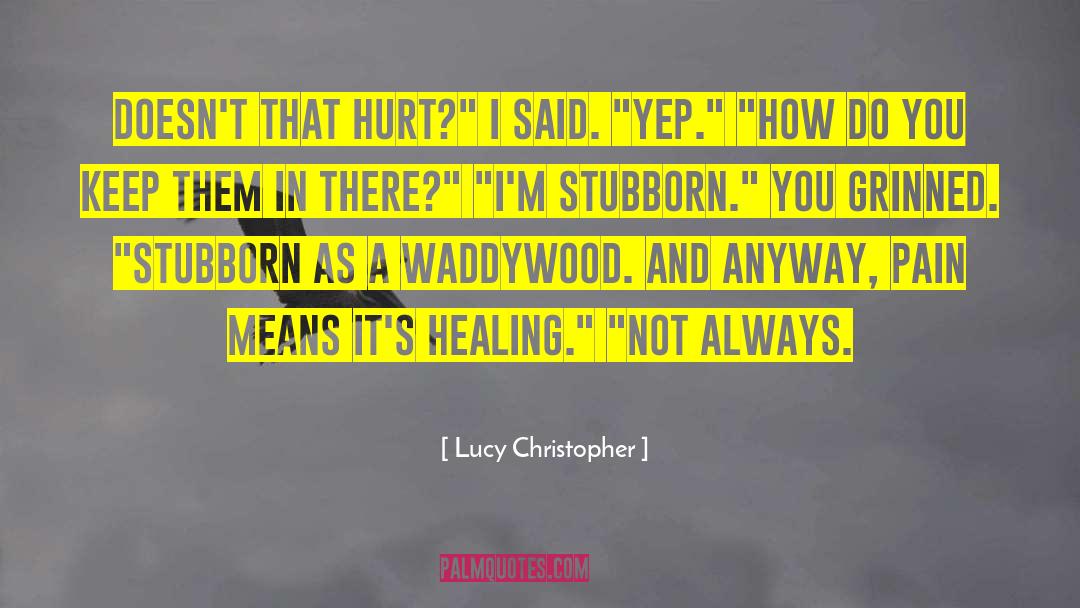 Lucy Snowe quotes by Lucy Christopher