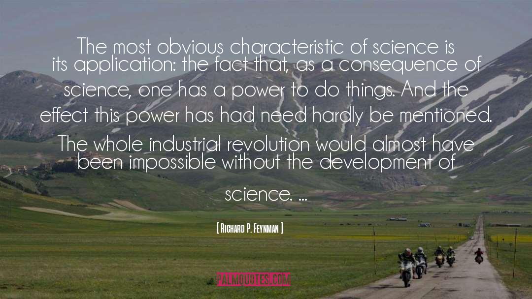 Luddites Industrial Revolution quotes by Richard P. Feynman