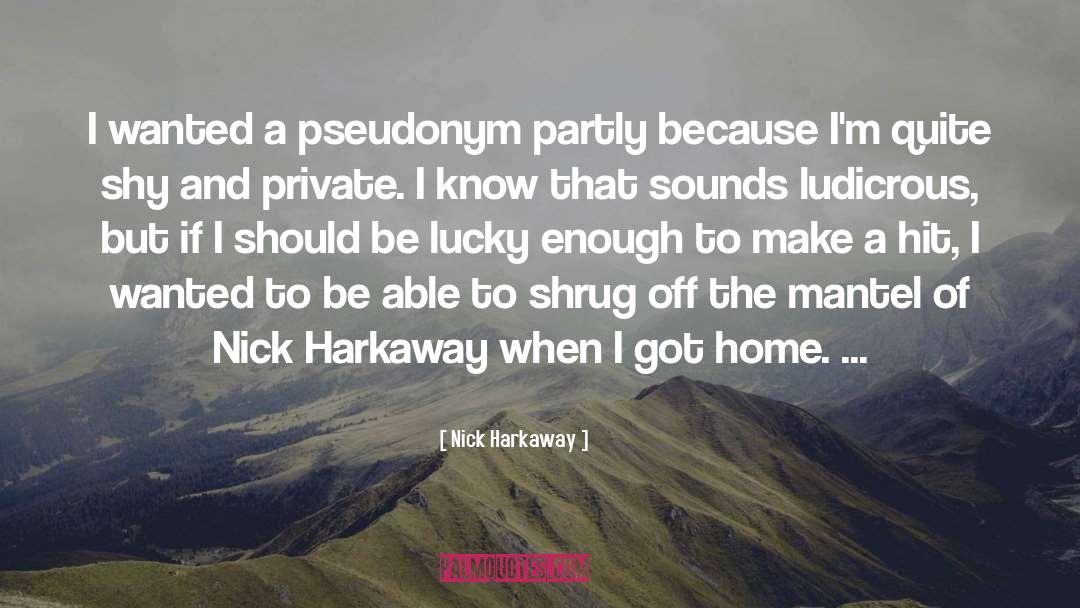 Ludicrous quotes by Nick Harkaway