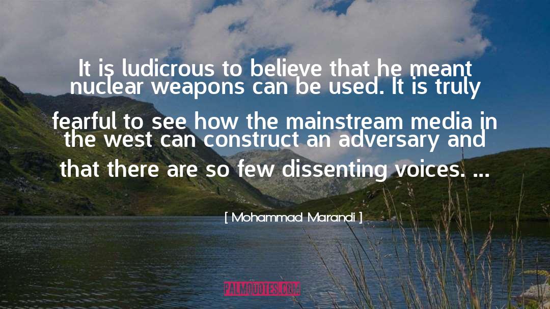 Ludicrous quotes by Mohammad Marandi