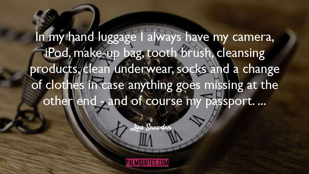 Luggage quotes by Lisa Snowdon