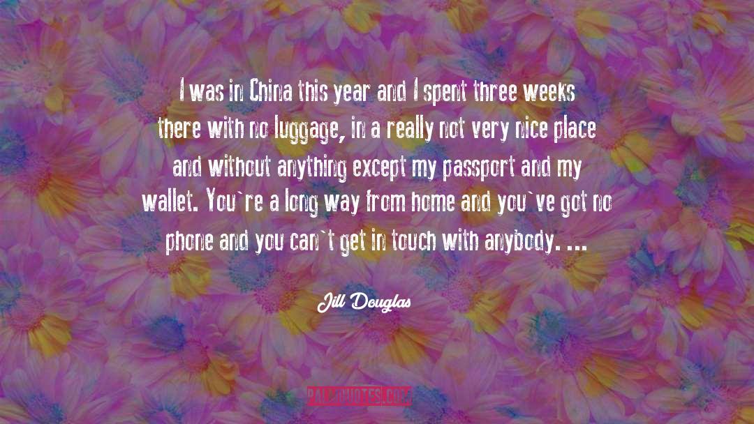 Luggage quotes by Jill Douglas