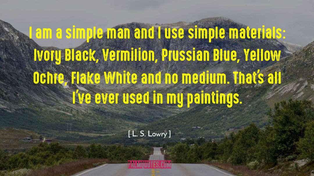 Luke Black quotes by L. S. Lowry