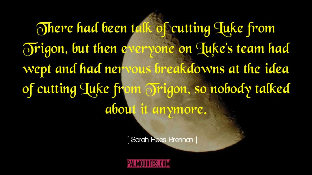 Luke Dillon Deirdre Monaghan quotes by Sarah Rees Brennan