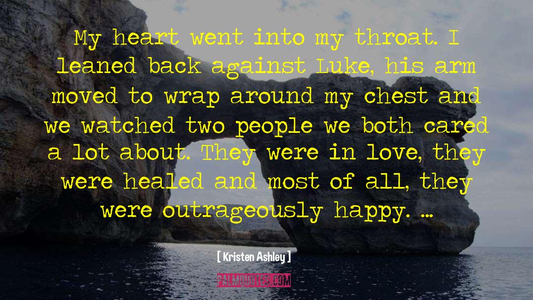 Luke Swanepoel quotes by Kristen Ashley