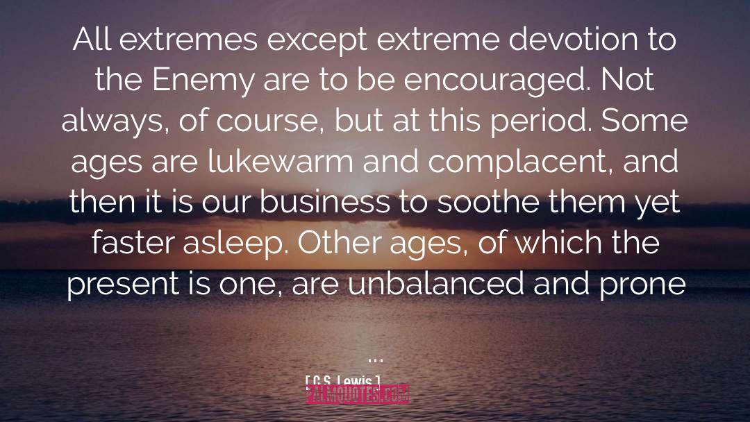 Lukewarm quotes by C.S. Lewis