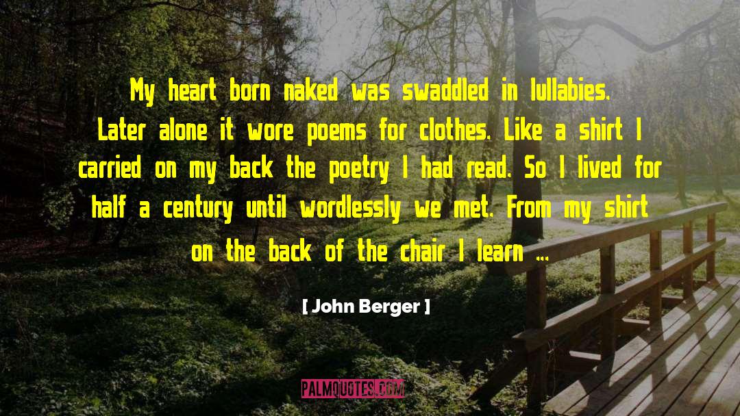 Lullabies quotes by John Berger