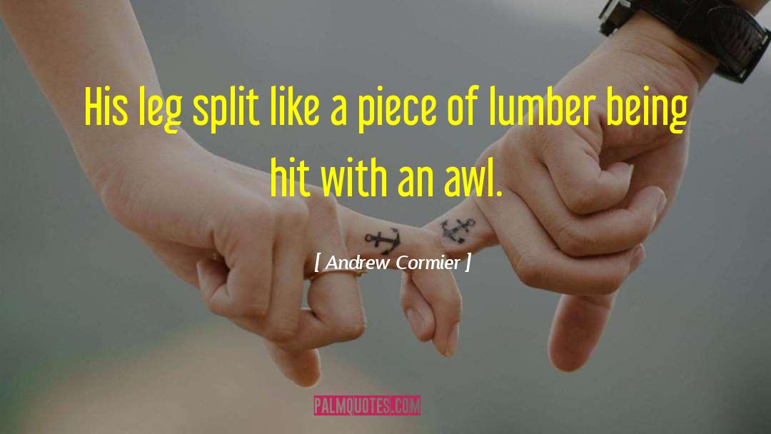 Lumber quotes by Andrew Cormier