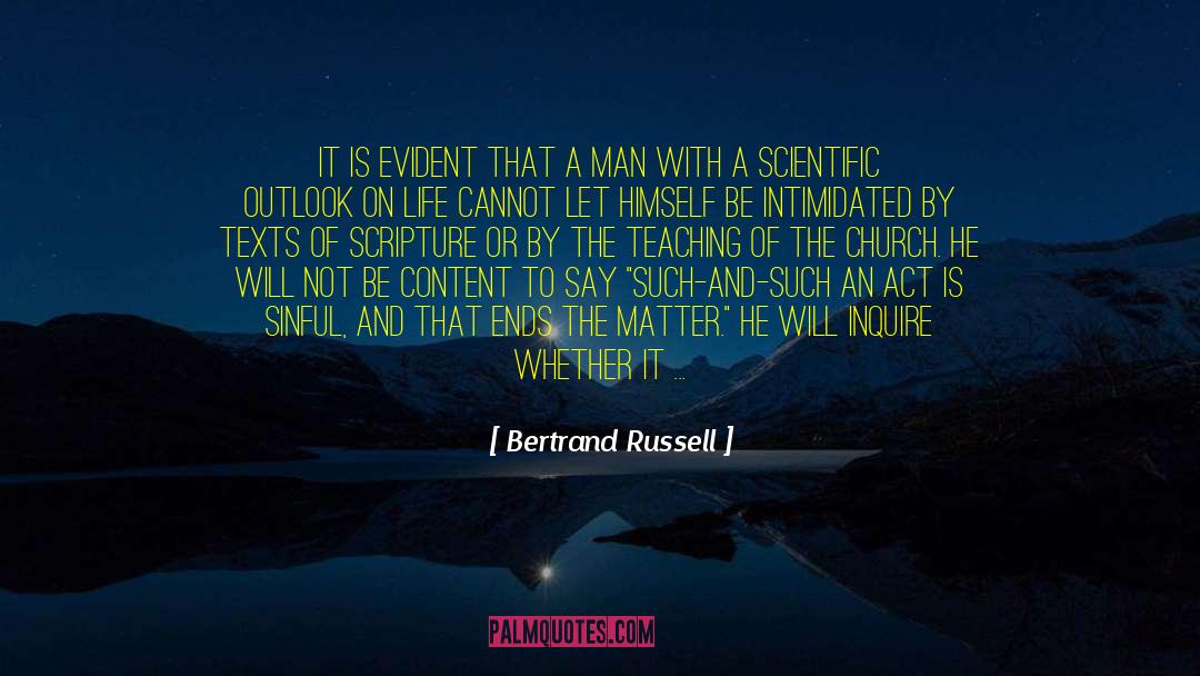 Luminate Church quotes by Bertrand Russell