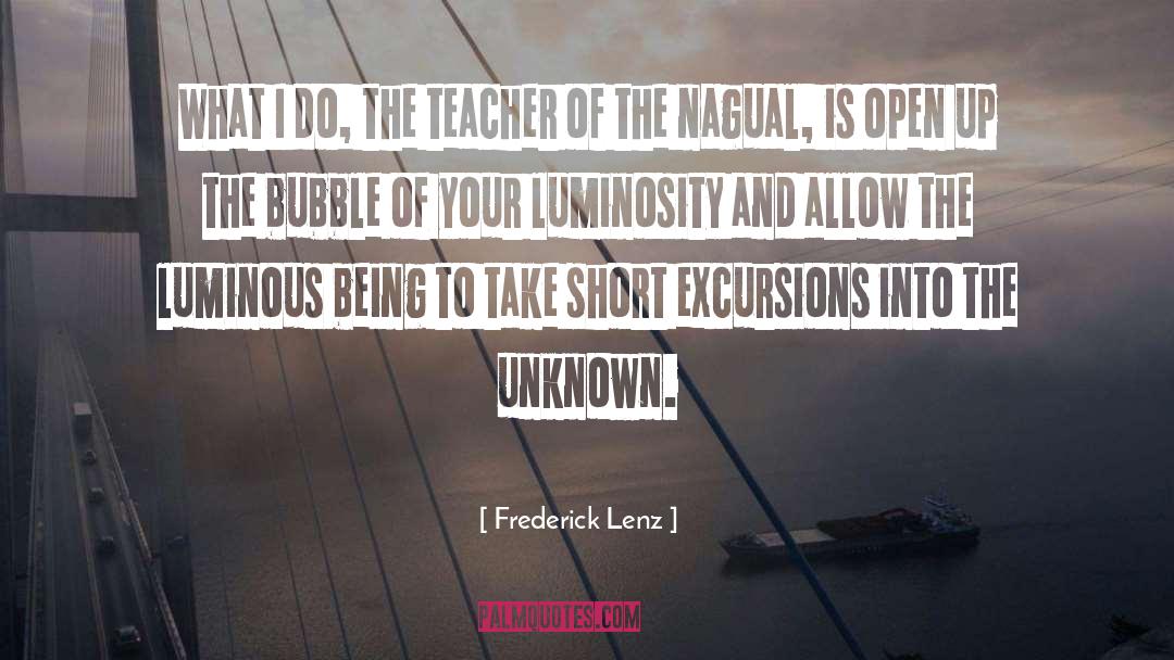Luminosity quotes by Frederick Lenz