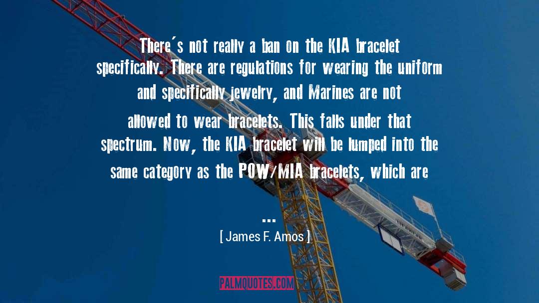 Lumped quotes by James F. Amos