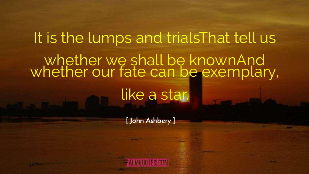 Lumps quotes by John Ashbery