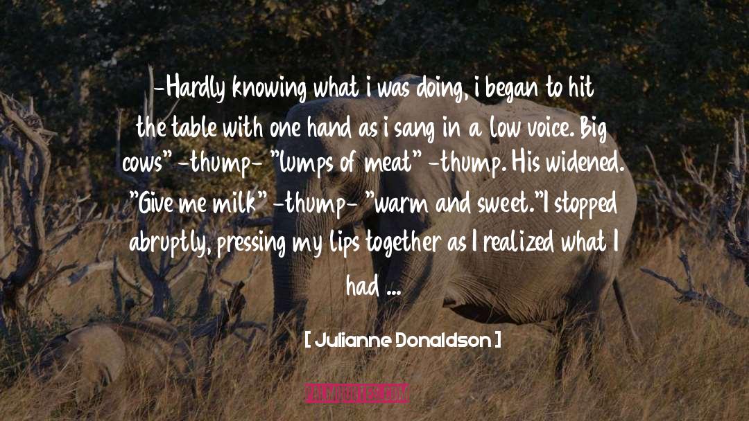 Lumps quotes by Julianne Donaldson