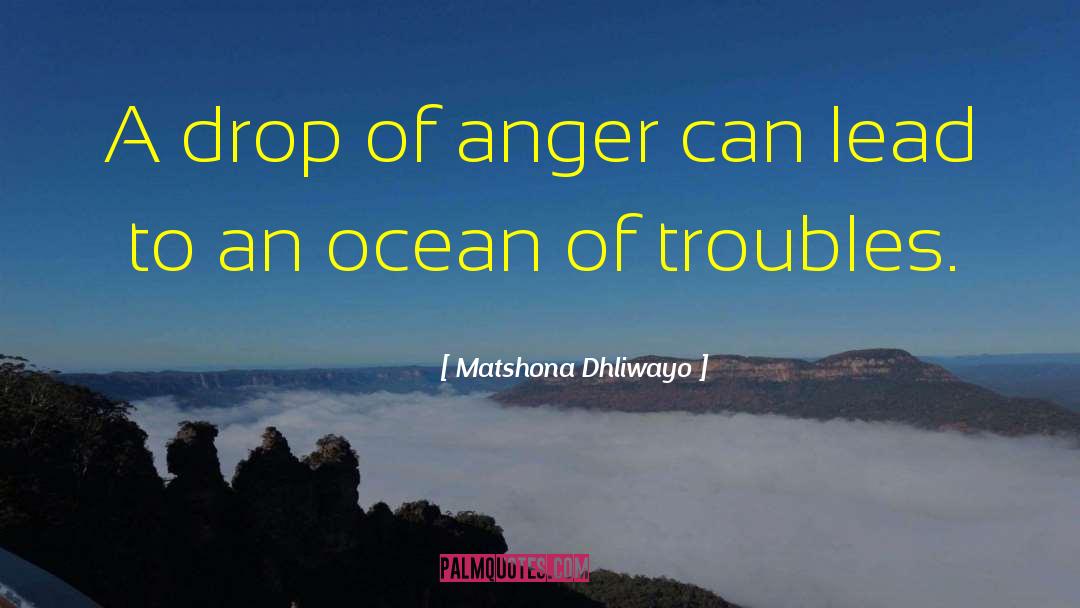 Luperon Ocean quotes by Matshona Dhliwayo