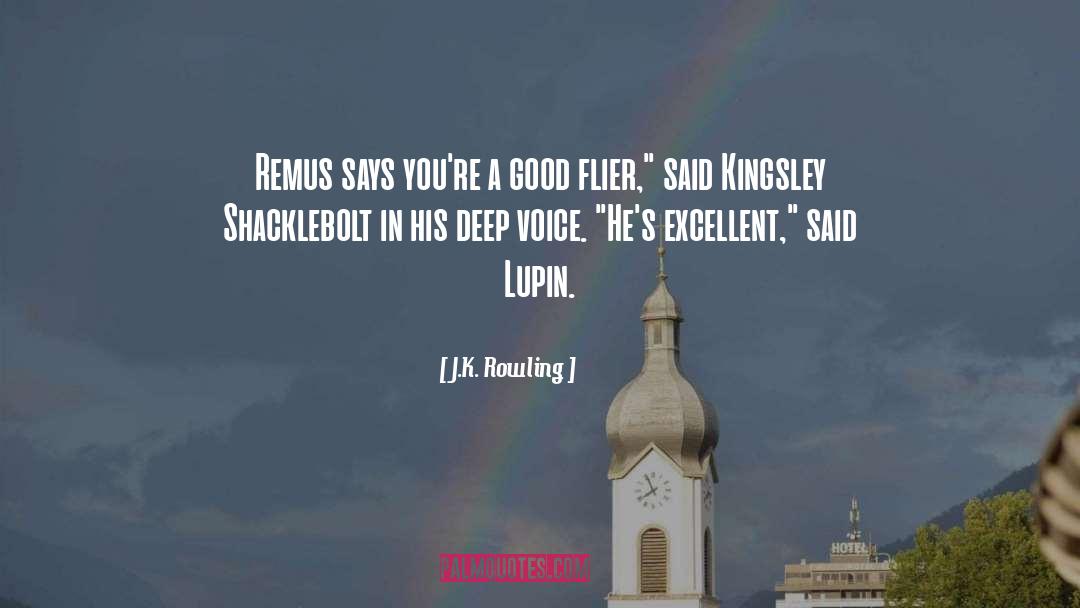 Lupin quotes by J.K. Rowling