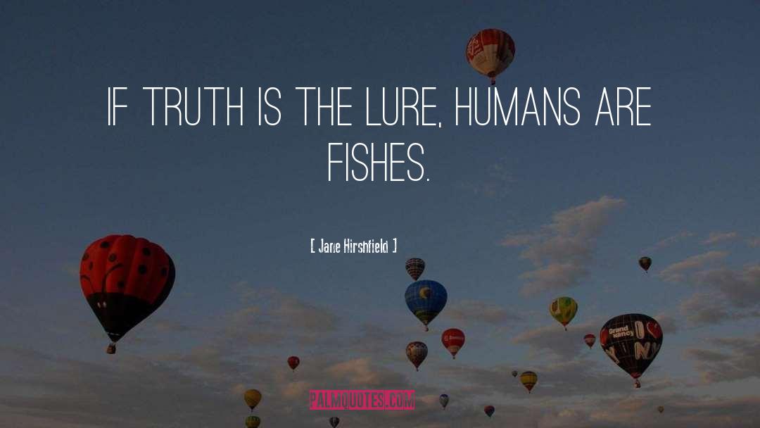 Lure quotes by Jane Hirshfield