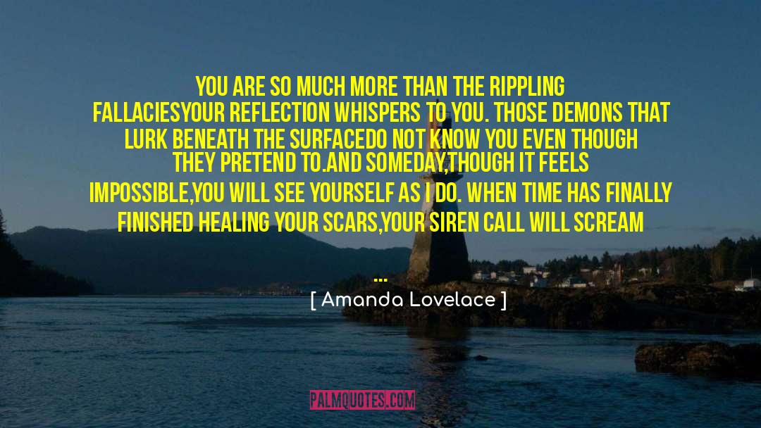Lurk quotes by Amanda Lovelace