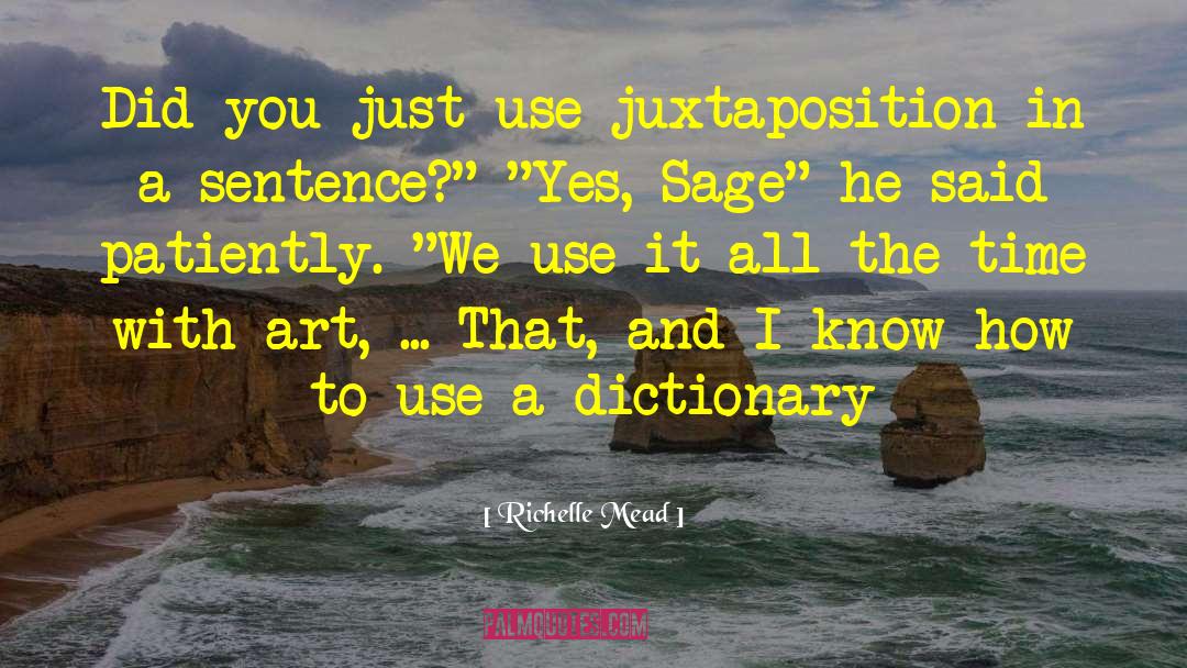 Lurked Dictionary quotes by Richelle Mead