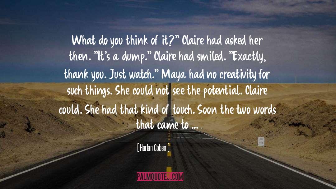 Lurking Claire Denvers quotes by Harlan Coben