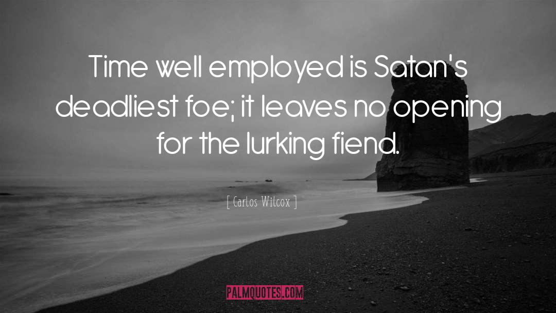 Lurking quotes by Carlos Wilcox