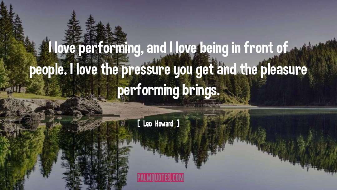 Lust And Love quotes by Leo Howard