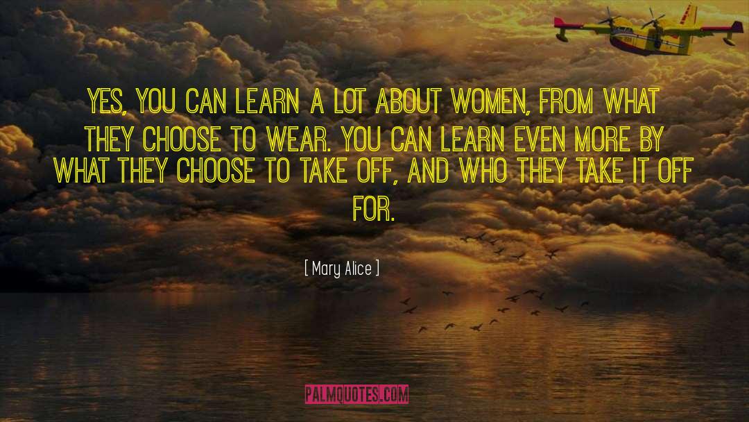 Lust For Women quotes by Mary Alice