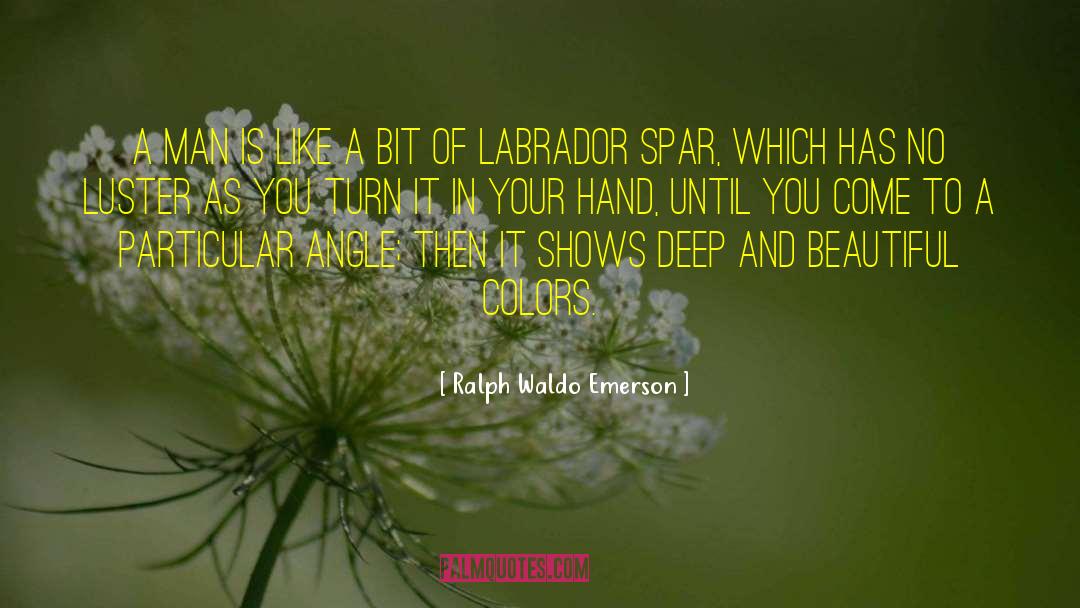 Luster quotes by Ralph Waldo Emerson