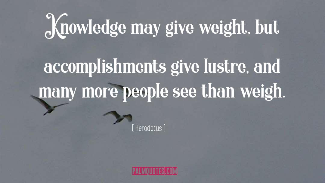 Luster quotes by Herodotus