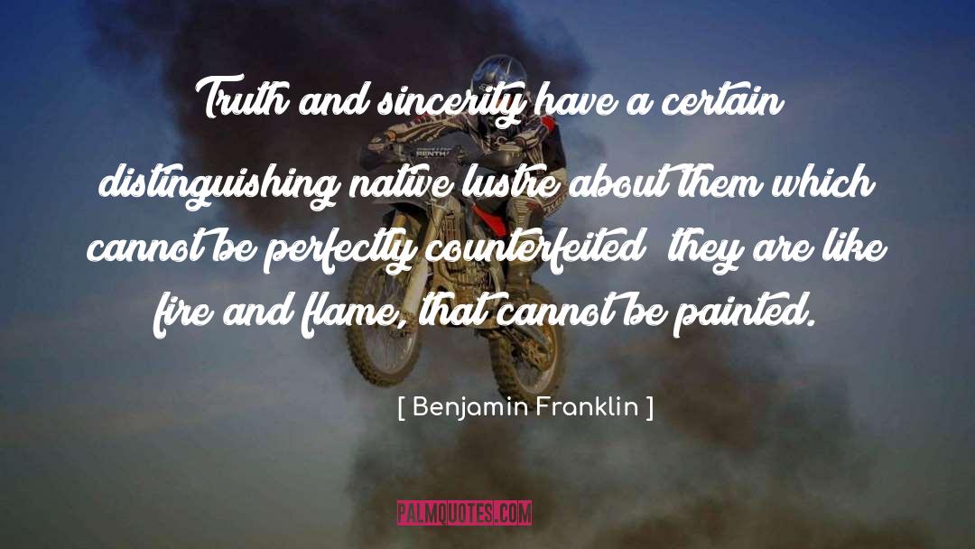 Lustre quotes by Benjamin Franklin