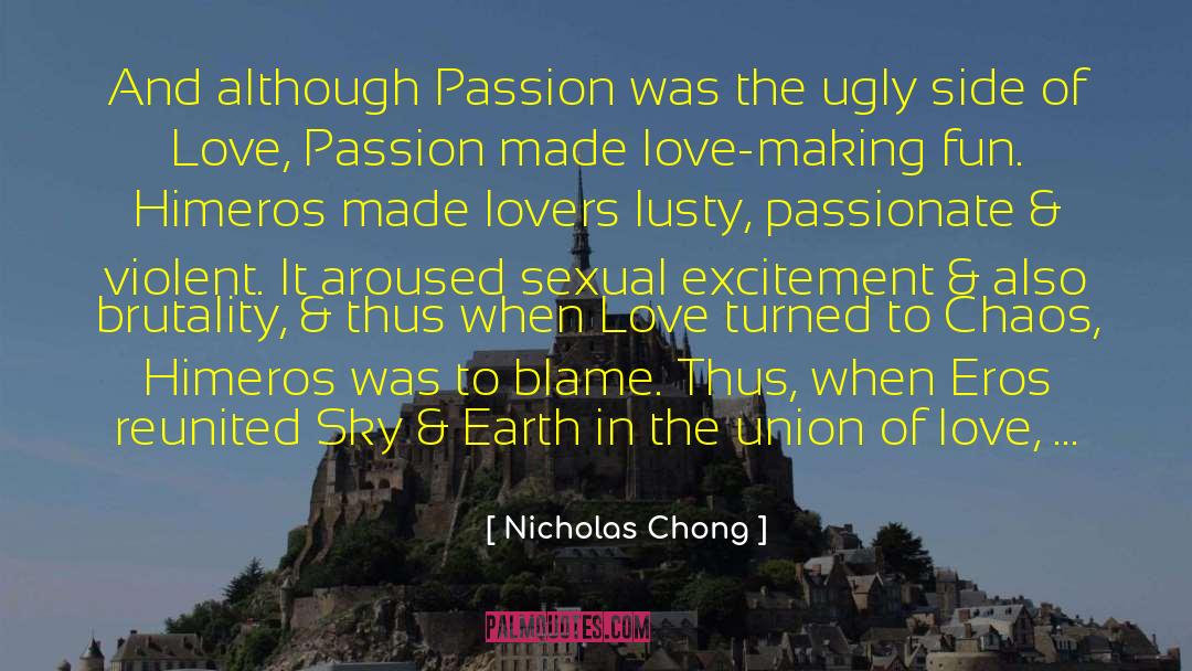 Lusty quotes by Nicholas Chong