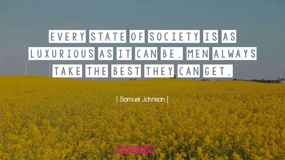 Luxurious quotes by Samuel Johnson