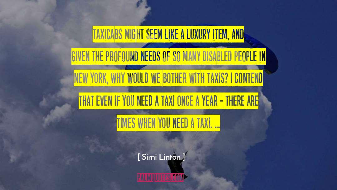 Luxury Items quotes by Simi Linton