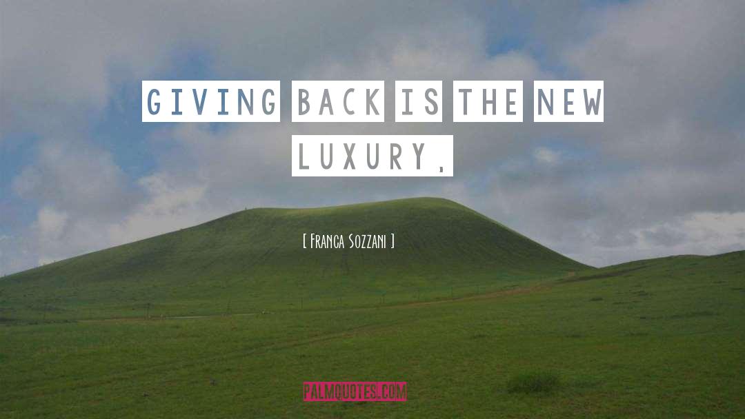 Luxury quotes by Franca Sozzani