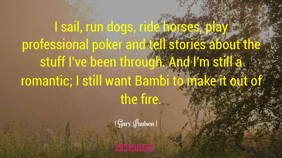 Luzolo Bambi quotes by Gary Paulsen