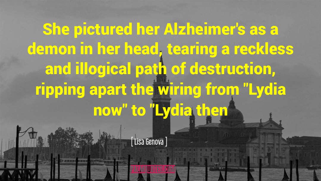 Lydia quotes by Lisa Genova