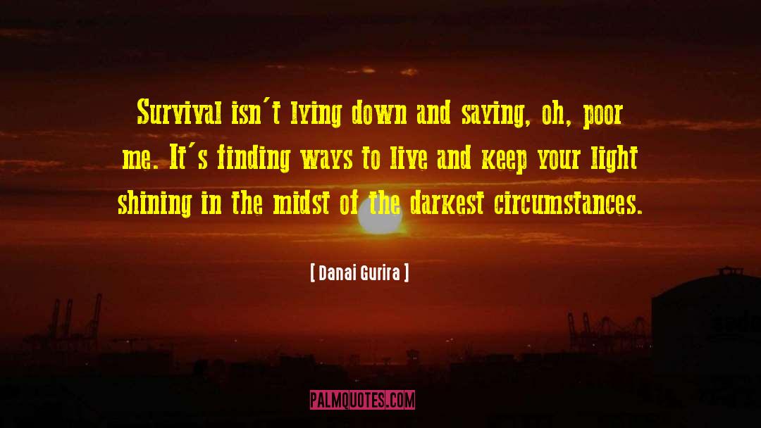 Lying Down quotes by Danai Gurira