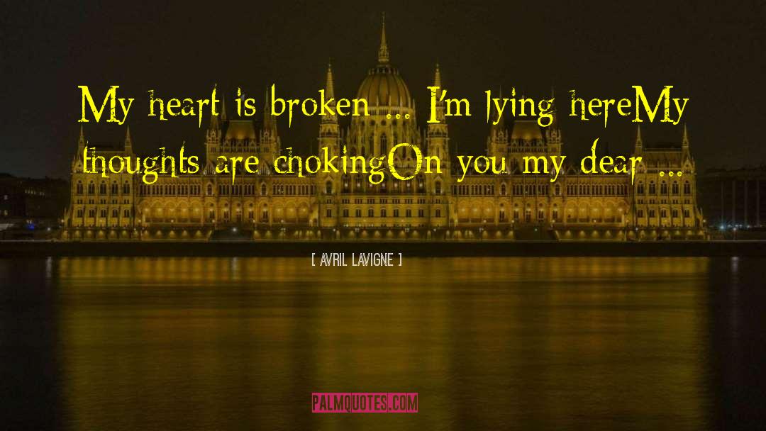 Lying Here quotes by Avril Lavigne