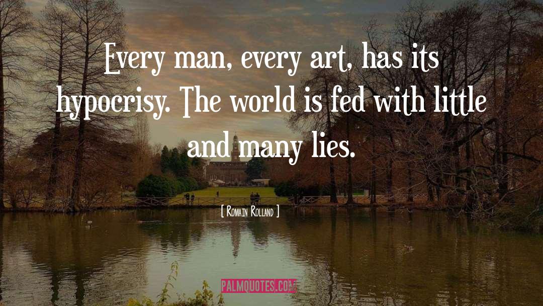 Lying Men quotes by Romain Rolland