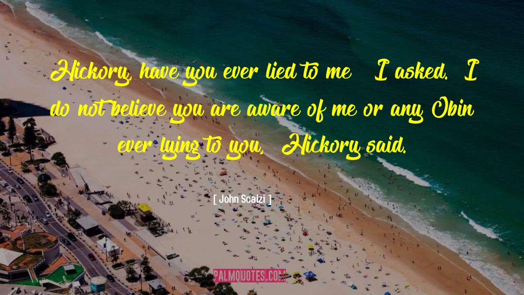 Lying To You quotes by John Scalzi