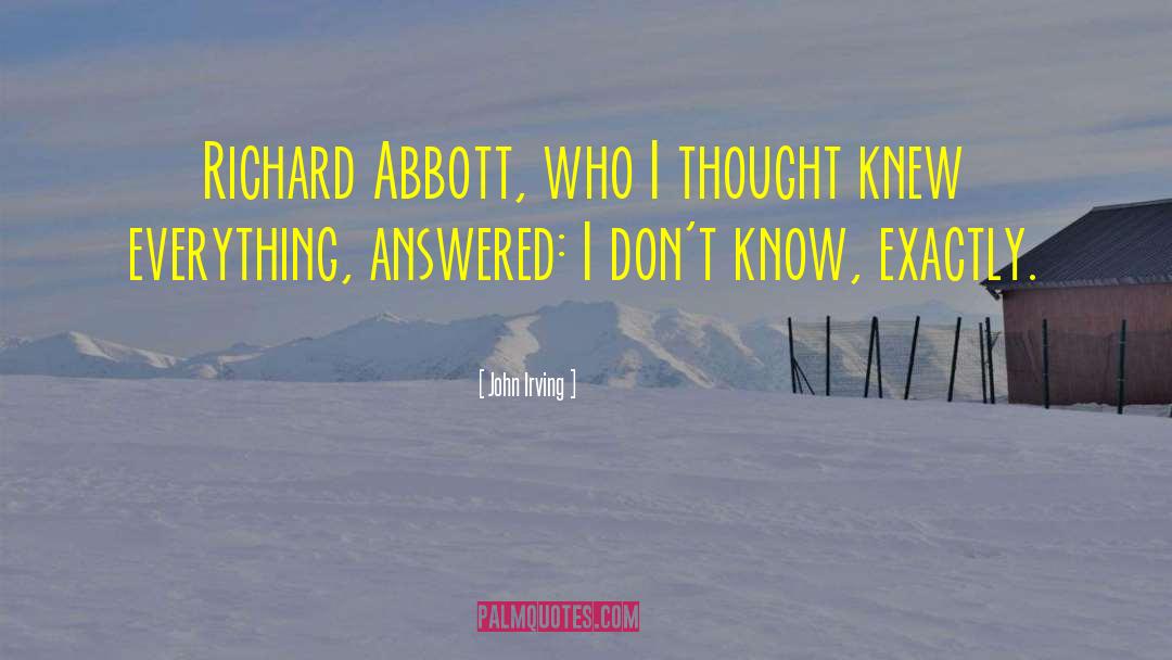 Lyman Abbott quotes by John Irving