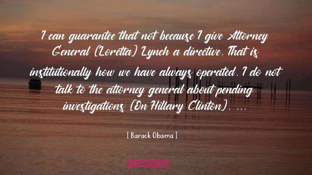 Lynch quotes by Barack Obama