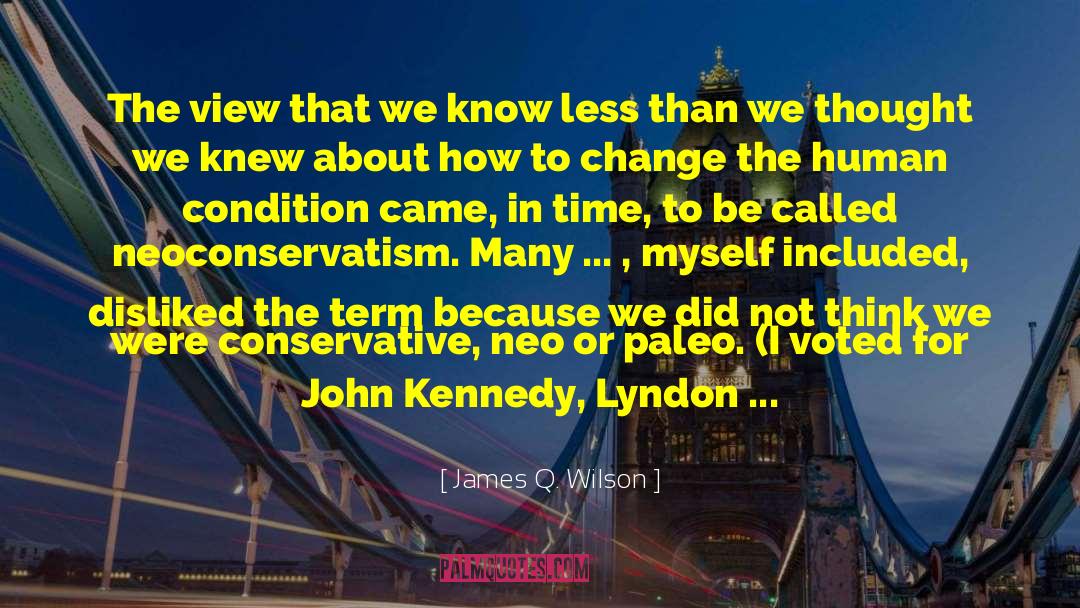 Lyndon Johnson quotes by James Q. Wilson