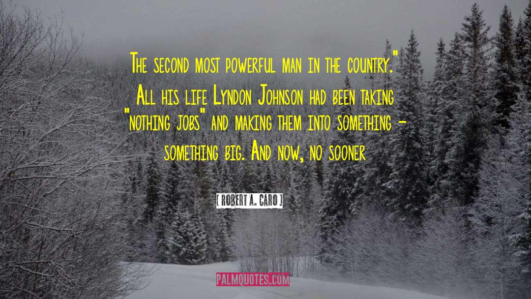 Lyndon Johnson quotes by Robert A. Caro