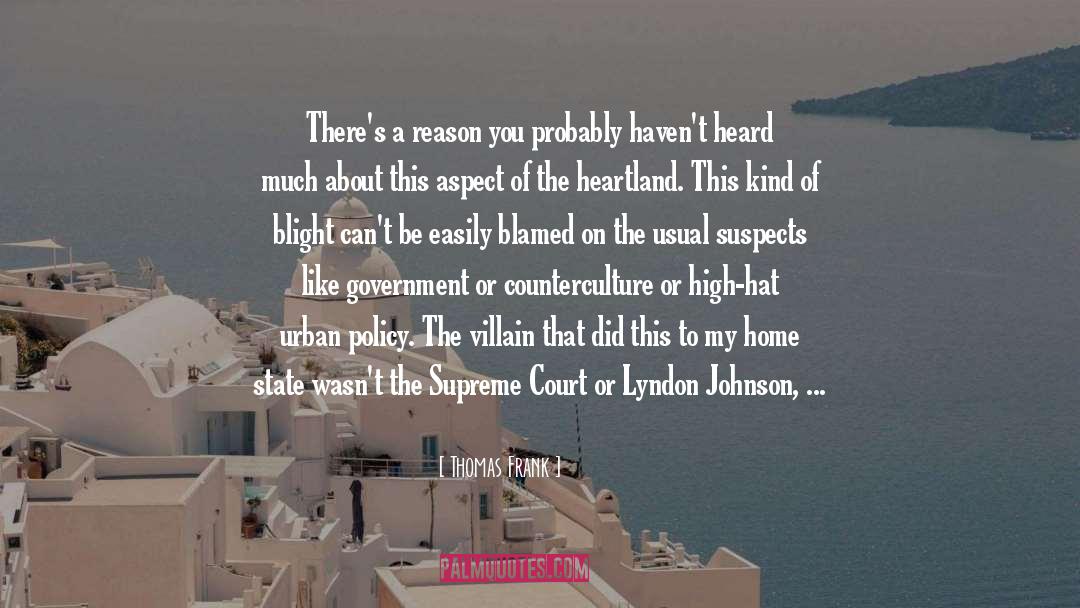 Lyndon Johnson quotes by Thomas Frank
