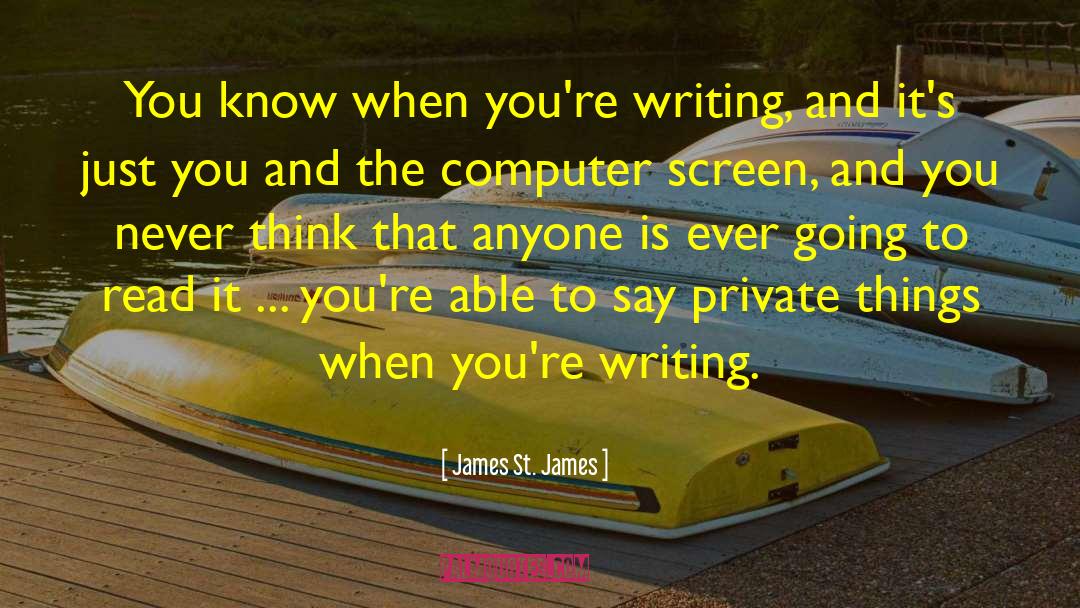 Lynne St James quotes by James St. James