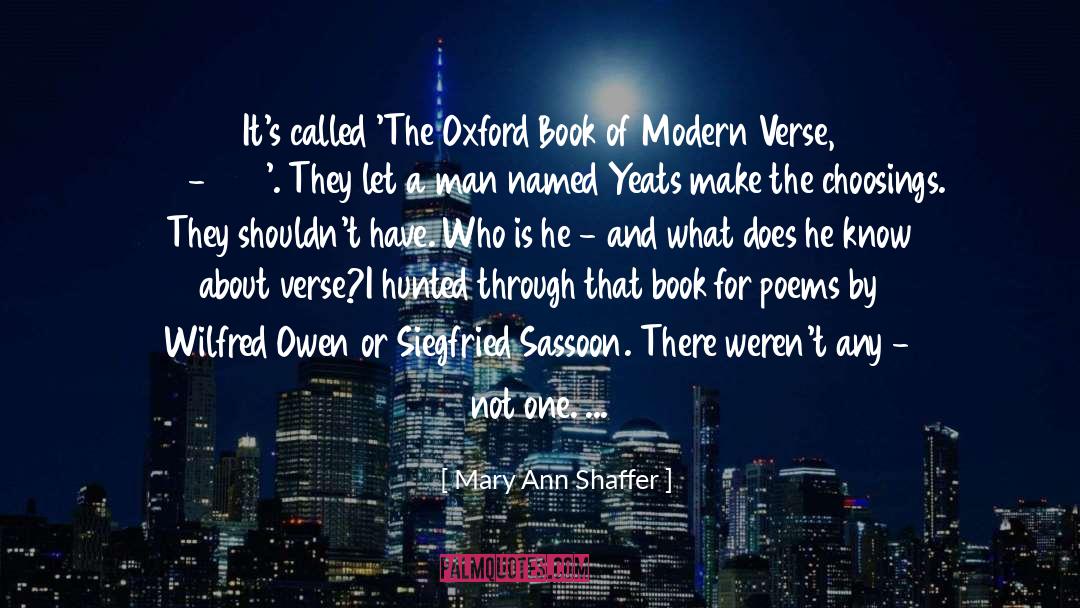Lyra S Oxford quotes by Mary Ann Shaffer