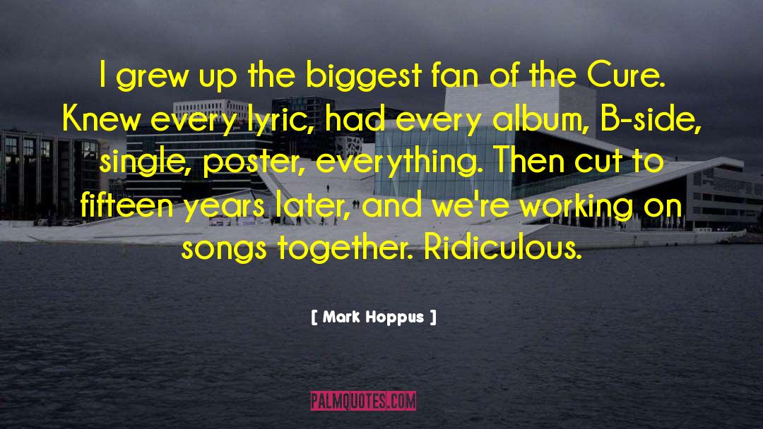 Lyric quotes by Mark Hoppus