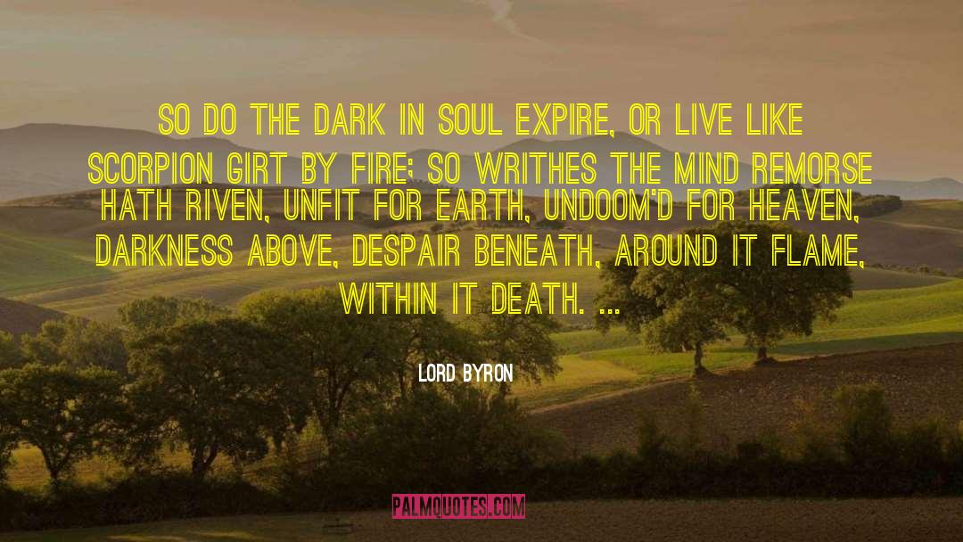 M Earth quotes by Lord Byron