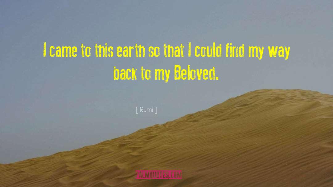 M Earth quotes by Rumi