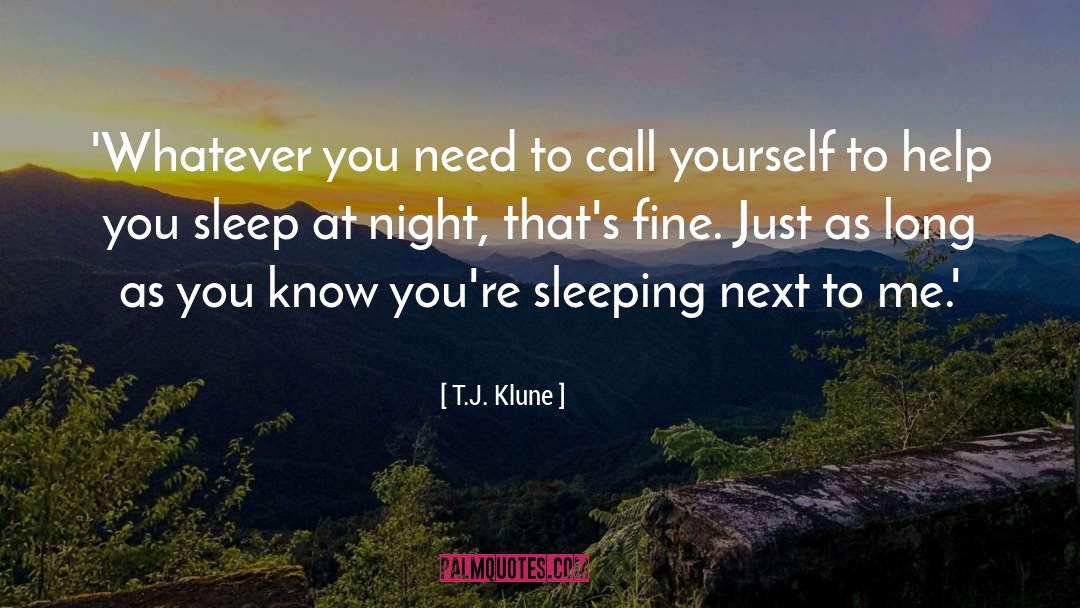 M M Love quotes by T.J. Klune